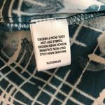 Goldray Cristen Teal Print Belted Roll Tab Elbow Short Sleeve Shirt Dress Size M Photo 11