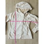 Nike  YOGA Beige Zip Hoodie Jacket Activewear Women’s Size XL Soft & Warm Photo 5