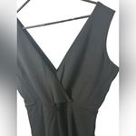 French Connection NWT  Marie Black V-Neck Jumpsuit Photo 3