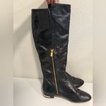 Michael Kors Ailee Black Leather Knee Photo 8