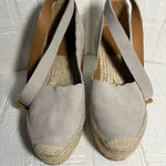 Chloé Chloe Beige Espadrille suede lace up Wedges 37 boho summer minimalist neutral Photo 0