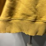 Aerie  Lace-up Oversized Sweatshirt Mustard Yellow Photo 4