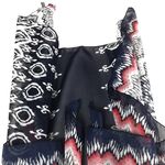 Sax blue white and pinkish red boho swim cover Photo 5