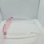 None Clear & Pink Sunglasses Photo 7