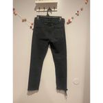 AGOLDE  Toni Mid-Rise Skinny Black Ankle Distressed-Hem Jeans Photo 4