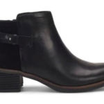 Kork-Ease Loris by  Sonya Black Leather Ankle Boot‎ Photo 0
