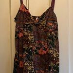 Sparkle & Fade | Floral Tank Top w/ Adjustable Straps Size Large Photo 0