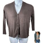 American Eagle  Soft & Sexy Plush Cardigan Purple Marble Oversized XS Photo 1