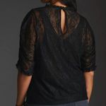 Anthropologie By  V Neck Lace Blouse Photo 5