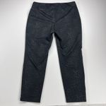 Chico’s Tone on Tone Cheetah Print Ponte Ankle Dress Pants Size 16 (Chico’s 3) Black Photo 6