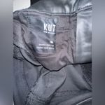 Kut From The Kloth Pants Size 2 MIA High Rise Black Faux Leather Skinny Emo Photo 8