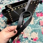 Michael Kors MICHAEL Selma Medium Studded Saffiano Leather Messenger Black Photo 8