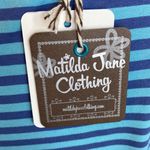 Matilda Jane  Blue Stripe Walkabout Sidetail Dress Photo 7