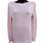 Calvin Klein Beach Night BARBIE  Ribbed Knit Pullover Sweater Pink Women’s S Photo 0