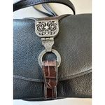 Brighton Nepal Organizer Pebble Italian Crocodile-Embossed Leather Crossbody Bag Photo 3