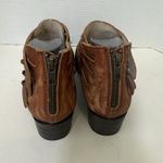 FREEBIRD by Steven  Slay Brown Bootie Zip Boot Leather Triple Strap Size 11 Photo 4