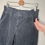 American Eagle  Womens Stretch Corduroy Barrel Leg Blue Gray Pants Size 10 Photo 3