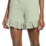 VERO MODA  Juna Ruffle Hem Stretch Cotton‎ Pull-On Shorts Size XS NEW Photo 0