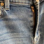 7 For All Mankind High Waist Ankle Skinny Jeans With Silver Shimmer Side Stripe Photo 4