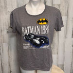 Batman 1989 The Batmobile Graphic Tee Gray XXL Photo 0