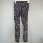 Lululemon  Leggings Size 4 Geometric Tribal Pattern Ankle Athletic Running Yoga Photo 2