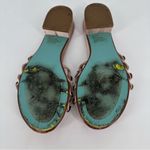 Betsey Johnson  Sophi Champagne Rhinestone Strap Flat Sandals size 8 Wedding Photo 8