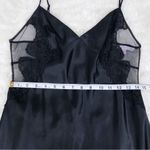 Victoria's Secret  Vtg Black Sheer Slip Dress Beaded Sequin‎ Dark Fairy Whimsigoth Photo 14
