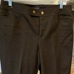 CHAPS  Dark Brown Dress Pants Cotton Office Womens 10 Petite Photo 1