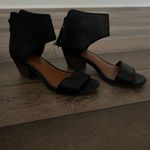 Lucky Brand  Black Heeled Bootie Sandals Photo 3