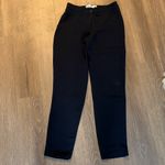 Max Mara  black crepe straight leg work pants Photo 3