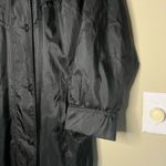 Vintage Totes Rain Trench Coat Black Size 12 Photo 3