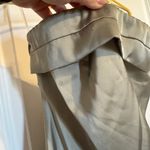 Amazon Sage green satin strapless dress  Photo 3