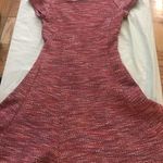 Comptoir Des Cotonniers women Cotton red knit fit & flare dress US size XS Photo 3