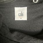 CAbi  Top Womens Medium Charcoal Grey Hooded Cropped Shirt Style 3231 Sweatshirt Photo 5