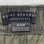 Sanctuary Social Standard camo cropped pant jogger Womens Small cotton blend Photo 7