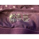 One Step Up Babydoll Lace Up Tank Top Built In Underwrire Bra Size Medium Purple Photo 3