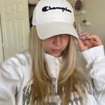 Champion White  Baseball Cap Photo 2