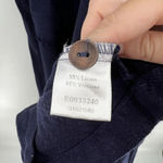 Kleën Linen Viscose Blend‎ Wide Leg Jumpsuit Dark Navy Blue Women’s Size Medium Photo 9