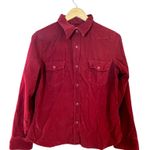 Arizona Jean Company Arizona Jean Co Corduroy Western Shirt w snap front & embroidered back LARGE Photo 0