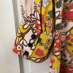 Natural Life  Size L Floral Cottagecore Boho Button Front Shirt Shift Dress Photo 4