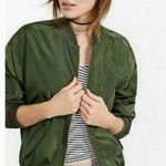 EXPRESS COPY - olive green bomber jacket NWOT Photo 8