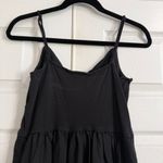 A New Day  Cotton & Knit Cut Out Sundress Midi Dress Size Medium Black Photo 10