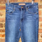 Leith  Medium Wash Blue Denim High Rise Crop Cropped Flare Jeans Women's Size 24 Photo 1