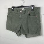 Gap Corduroy Green Shorts Raw Hem size 10 Photo 1