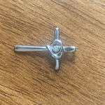 Elegant Silver Cross Necklace Charm. No chain Photo 1