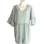 Cozy Casual NWT  Light Blue Short Sleeve Romper Photo 1