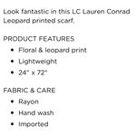 LC Lauren Conrad Lauren Conrad LC Scarf NWT New Photo 8