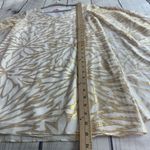 Lilly Pulitzer 4 Gold Ivory Silk Caftan Dress Palm Burst Bridal Resort Cocktail Photo 10