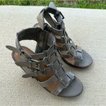 Rampage  Jeana Faux Leather Block Heel Sandals, Size 7M Photo 2
