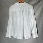 Xirena Shirt Size M White Button Down Long Sleeve Cotton Modern Size M Photo 2